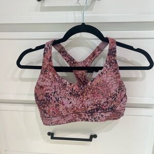 Athleta Multicolor Patterned Sports Bra